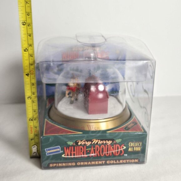 Vintage 1999 Block Buster Rudolph The Red‎ Nose Reindeer Whirl Around Ornament - Picture 7 of 7